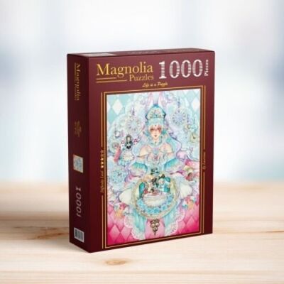 1000 Piece Magnolia Puzzle - White Rabbit