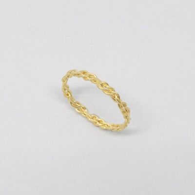 anillo trenzado