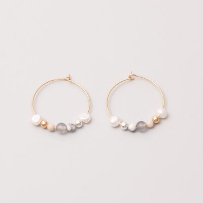 winter pearl hoop