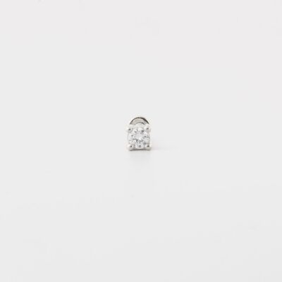 clou d'oreille en diamant | or massif