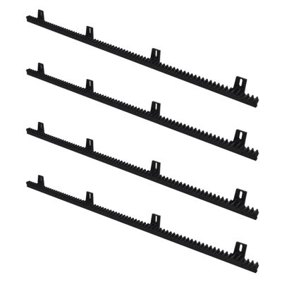 Cremallera y piñón para abridor de puerta corredera (4 piezas)