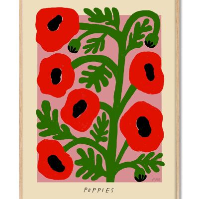 Madelen - Poppies - 30x40 cm