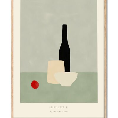 Maxime - Plus de vin plz #3 - 50x70 cm