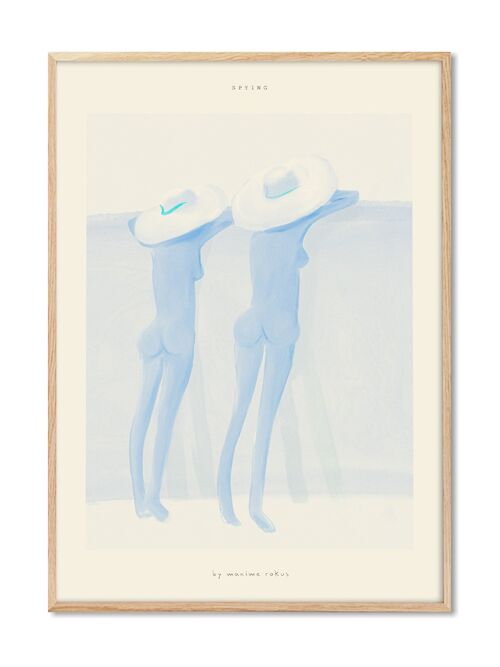 Maxime - Spying II - 30x40 cm