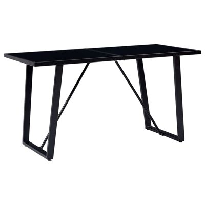Juego de comedor Homestorecity de 7 piezas de piel sintética gris 1