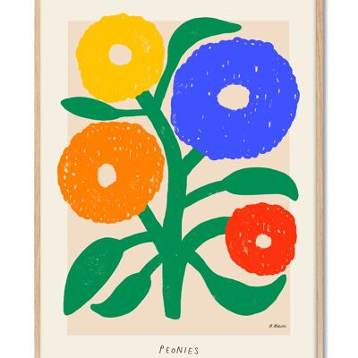 Madelen - Pivoines - 30x40 cm