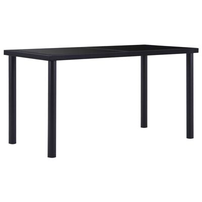 Juego de comedor Homestorecity de 7 piezas de gamuza sintética marrón 2
