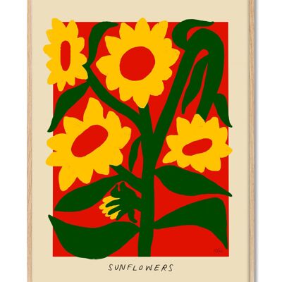 Madelen - Sunflowers - 70x100 cm