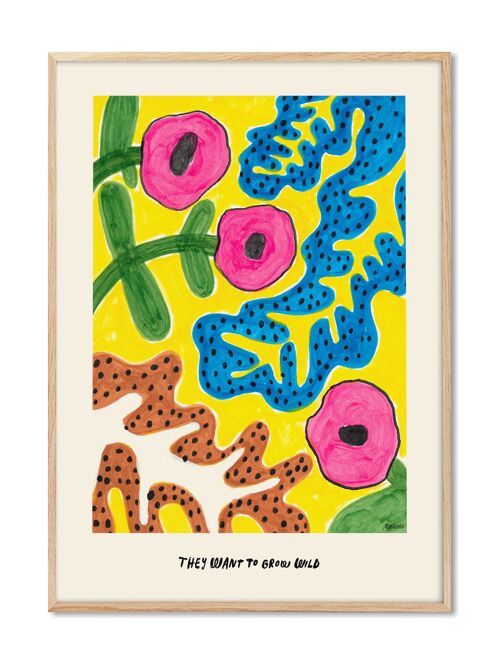 Madelen - They want to grow wild - 50x70 cm
