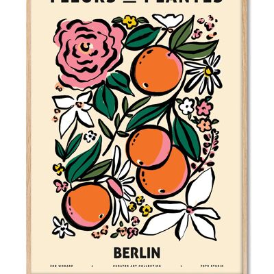 Zoe - Fleurs et Plantes - Berlin - 50x70 cm