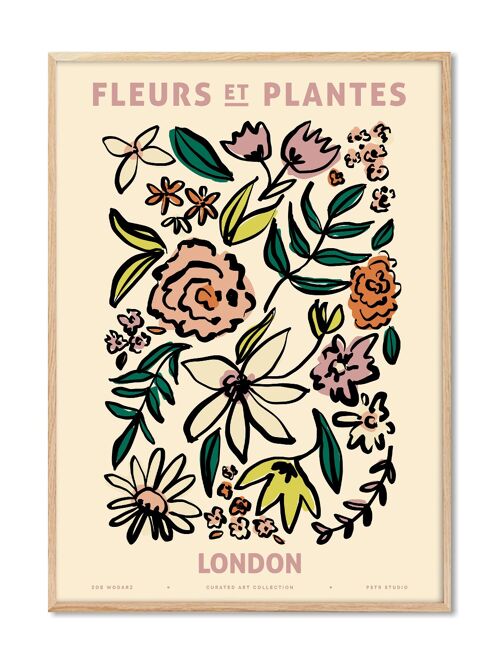 Zoe - Fleurs et Plantes -London - 30x40 cm