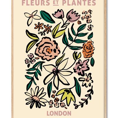 Zoé - Fleurs et Plantes -Londres - 30x40 cm