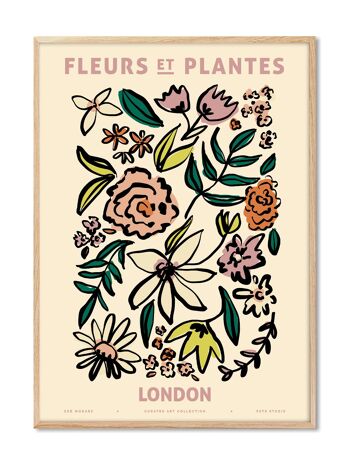 Zoé - Fleurs et Plantes -Londres - 30x40 cm 1