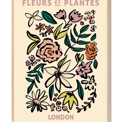 Zoe - Fleurs et Plantes -London - 30x40 cm
