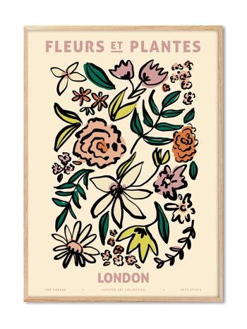 Zoé - Fleurs et Plantes -Londres - 70x100 cm 1