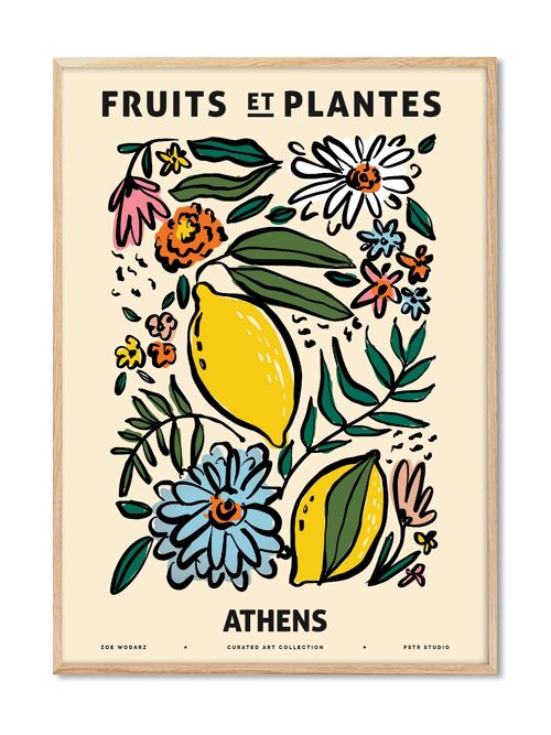 Zoe - Fruits et Plantes - Athens - 30x40 cm