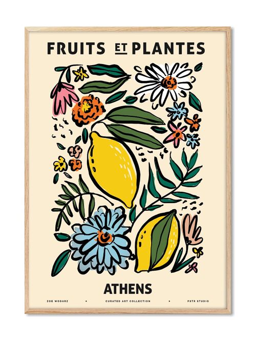 Zoe - Fruits et Plantes - Athens - 70x100 cm