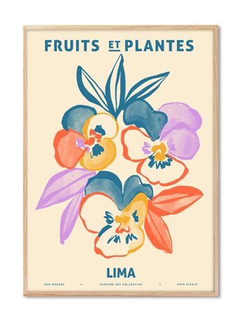 Zoé - Fruits et Plantes - Lima - 30x40 cm 1