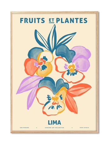 Zoé - Fruits et Plantes - Lima - 50x70 cm 1