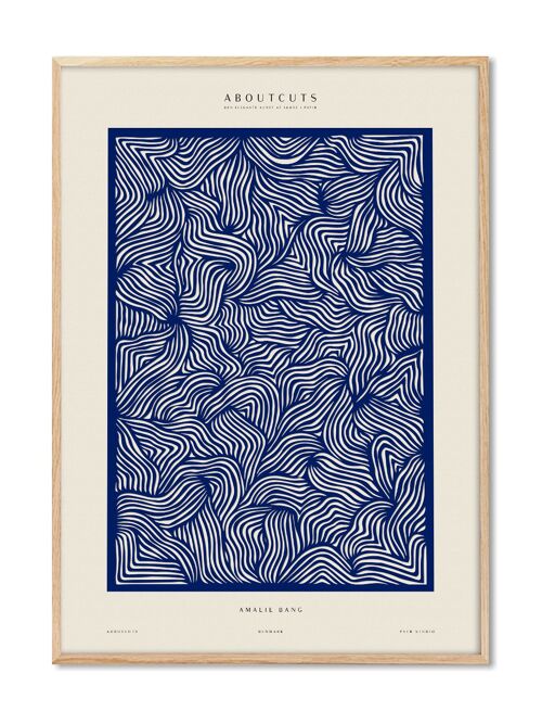 Amalie - Aboutcuts art print No. 01 - 30x40 cm