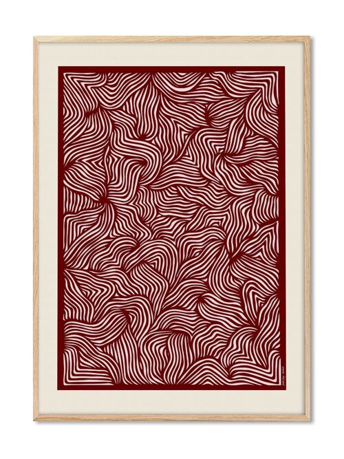 Amalie - Aboutcuts art print No. 08 - 30x40 cm