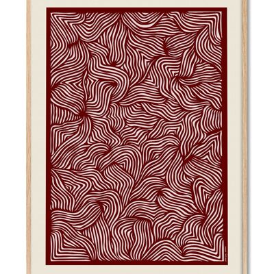 Amalie - Aboutcuts art print No. 08 - 50x70 cm