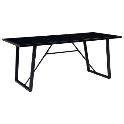 Juego de comedor Homestorecity de 9 piezas de piel sintética gris 9