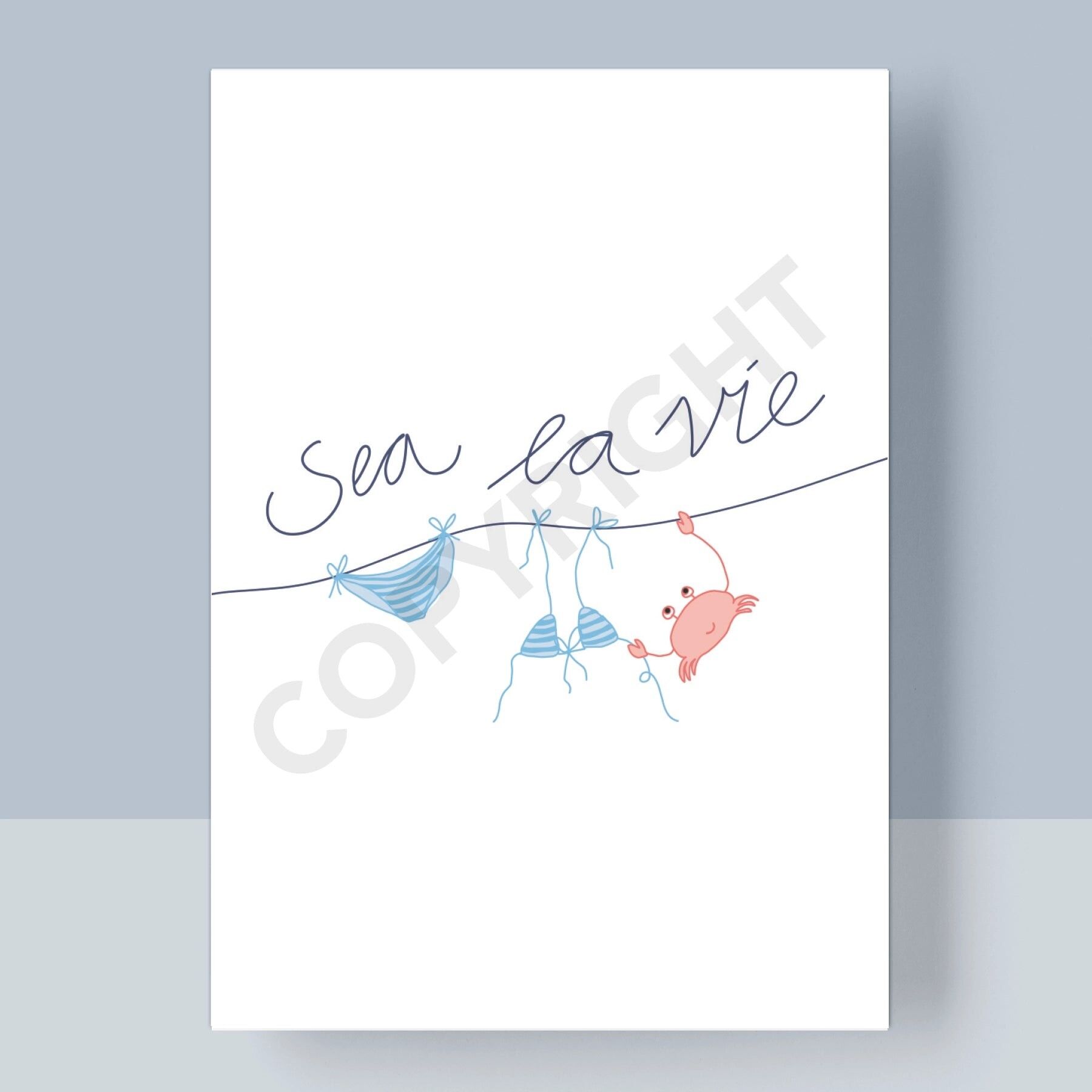 CARTOLINA - SEA LA VIE