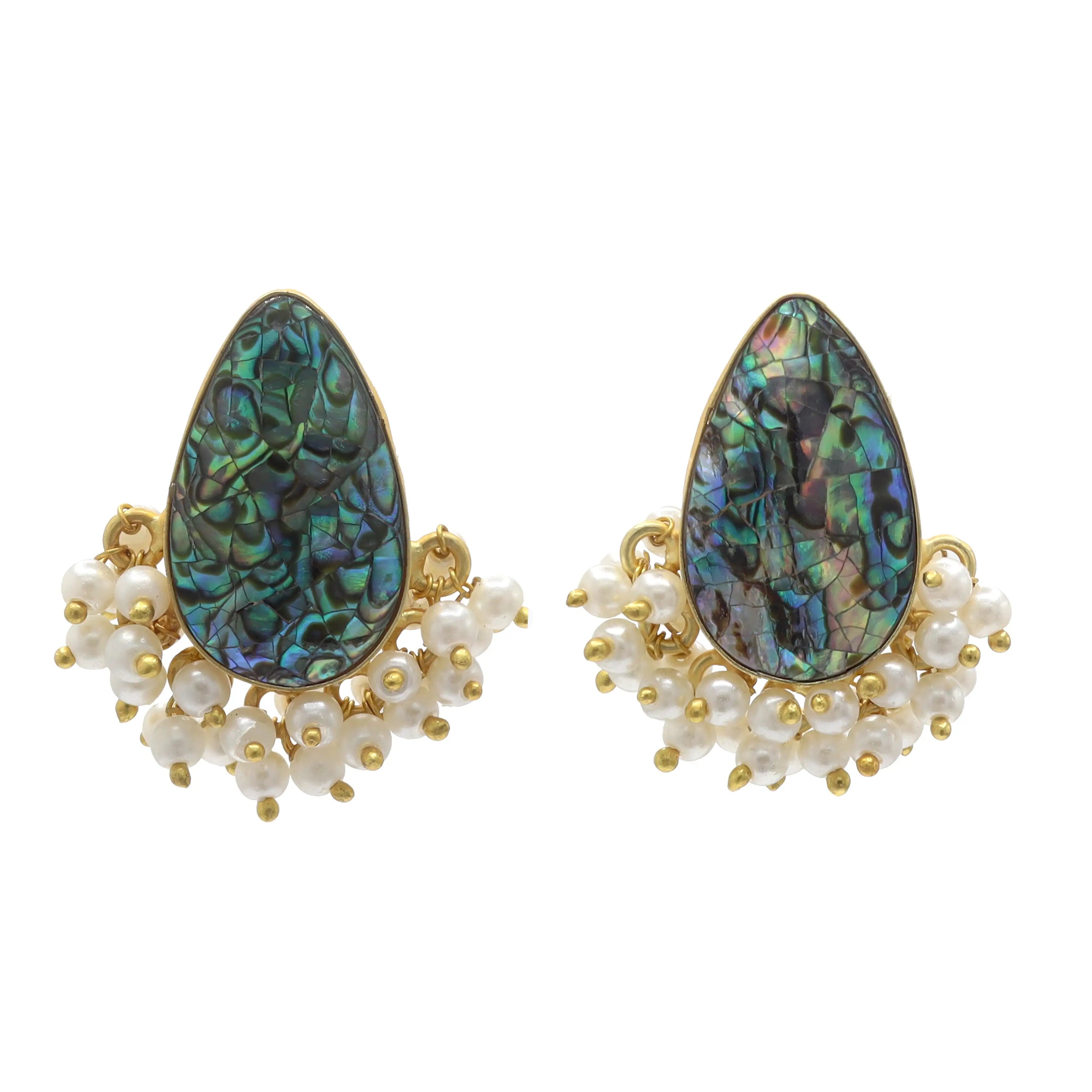 Orecchini di perle di abalone Gerasa