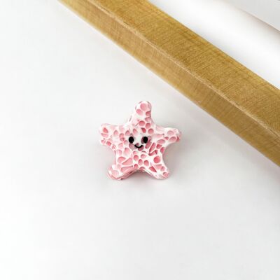 🌟 Mini pince à cheveux en acétate en forme d'étoile de mer – Accessoire pour cheveux inspiré de l'océan