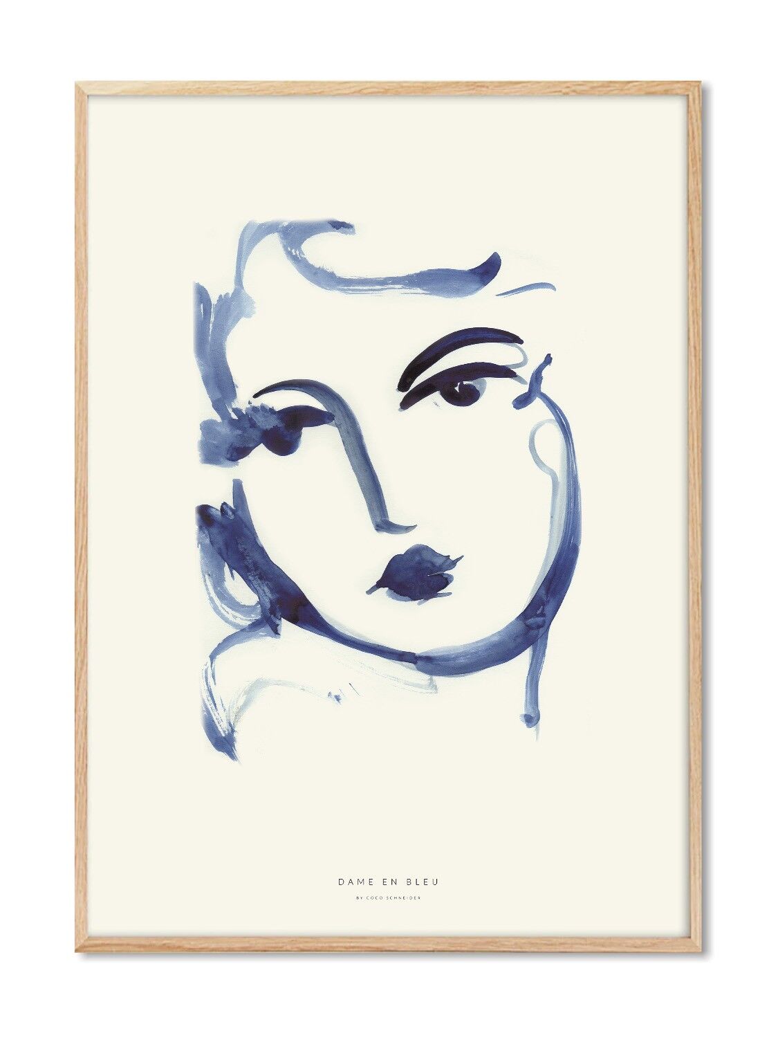 Coco - Dame in Blu - 30x40 cm