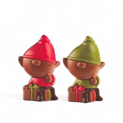 CHRISTMAS ELFE CHOCOLATE MOLDING 40g - 10 moldings