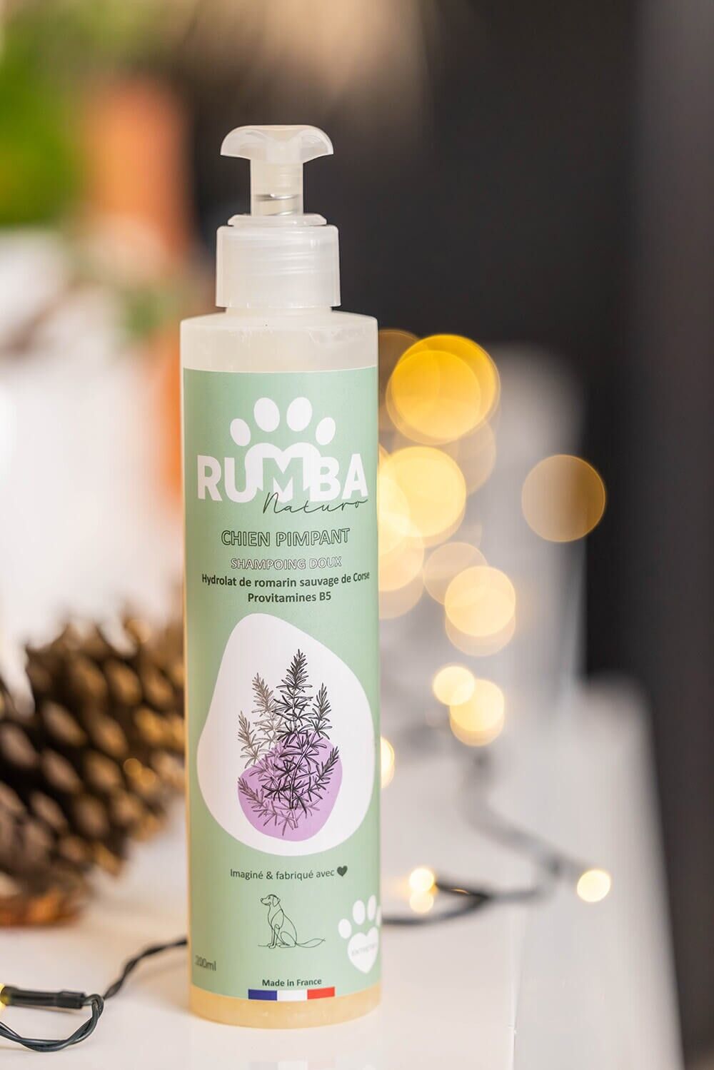 Shampoing 2 en 1 Doux Naturel pour Chiens - Nettoie, Hydrate et Protège