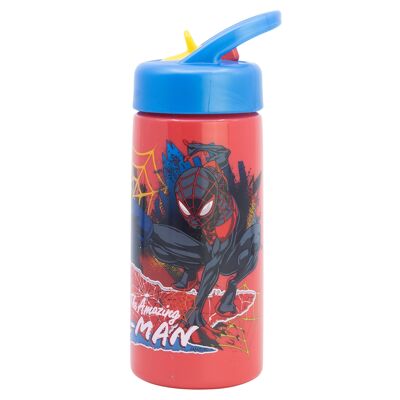 STOR BOTTLE PP PLAYGROUND 410 ML SPIDERMAN MOBILE TARGET