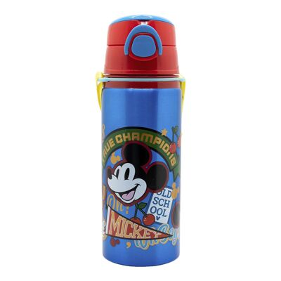 BORRACCIA POP-UP IN ALLUMINIO CON LACCETTO 730 ML MICKEY TRUE CHAMPIONS