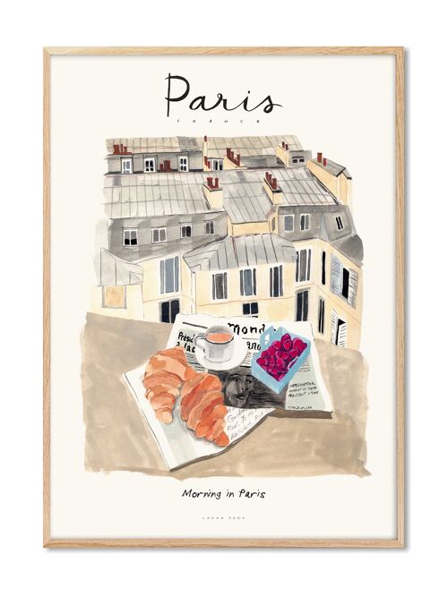 Laura - Morning in Paris - 50x70 cm