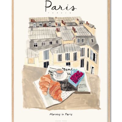 Laura - Morning in Paris - 70x100 cm