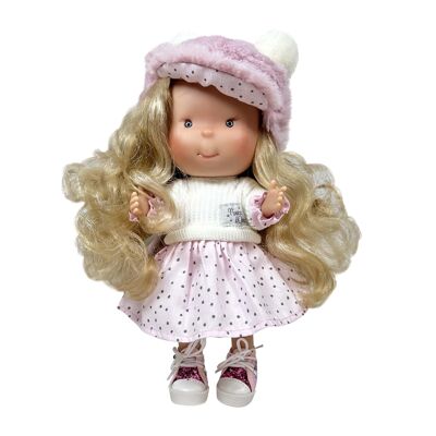 PIPPA UNICA DOLL IN PINK FURRY DRESS