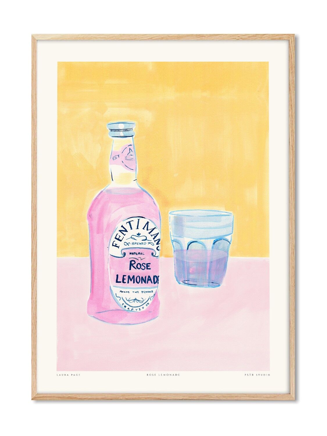 Laura - Rosenlimonade - 30x40 cm