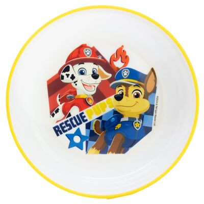 STOR PREMIUM NON-SLIP BOWL TWO-TONE PAW PATROL BOY RESCUE PUPS