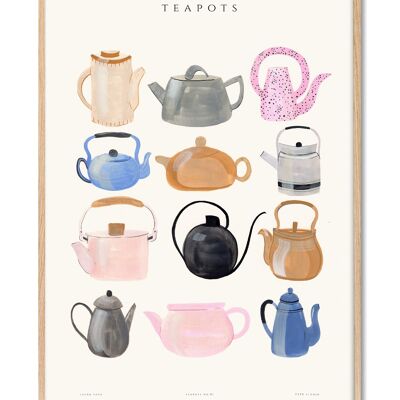 Laura - Teapots - 30x40 cm
