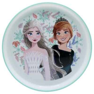 STOR PLATO ANTIDESLIZANTE PREMIUM BICOLOR FROZEN SNOWY TALE