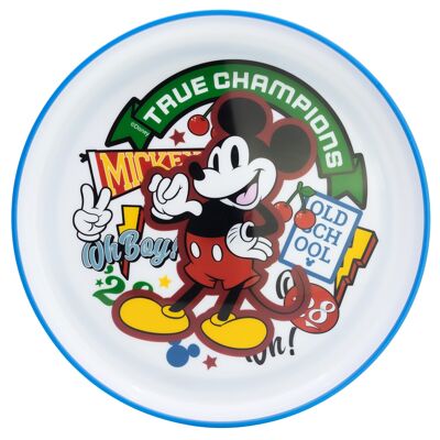 STOR PLATO ANTIDESLIZANTE PREMIUM BICOLOR MICKEY TRUE CHAMPIONS
