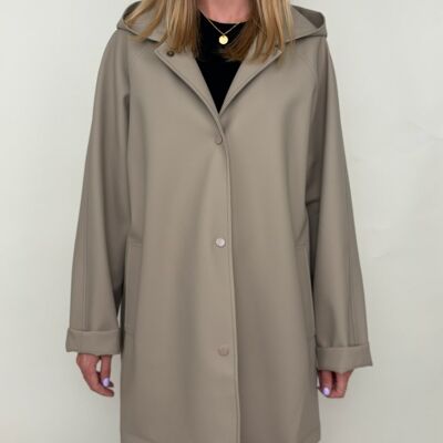 PARKA IMPERMEABILE CON CAPPUCCIO (3543)