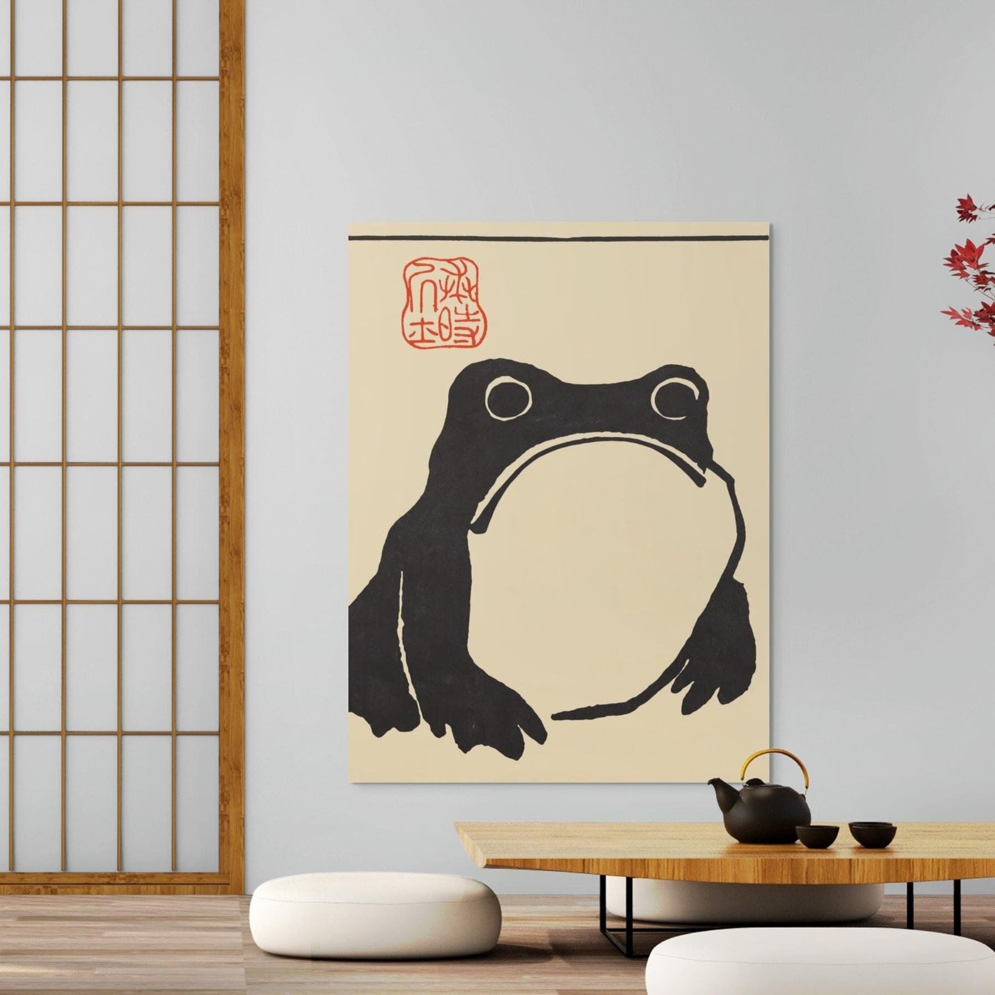 Buy wholesale The Lonely Frog by Matsumoto Hoji – Japanese Print – Sad ...