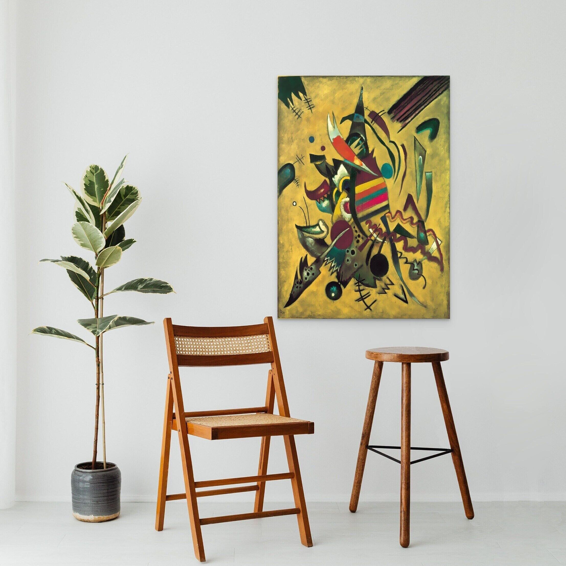 Riproduzione di Wassily Kandinsky "Punti" 1920 – Manifesto d'arte astratta vintage – Manifesto da parete Kandinsky