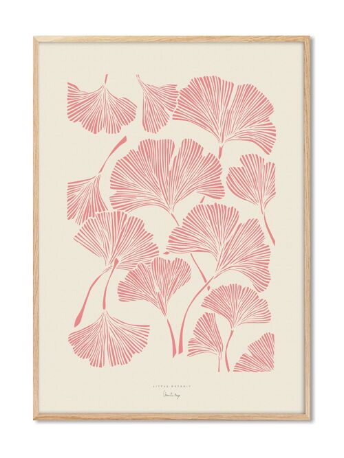 Little Detroit - Gingko blomster - 50x70 cm