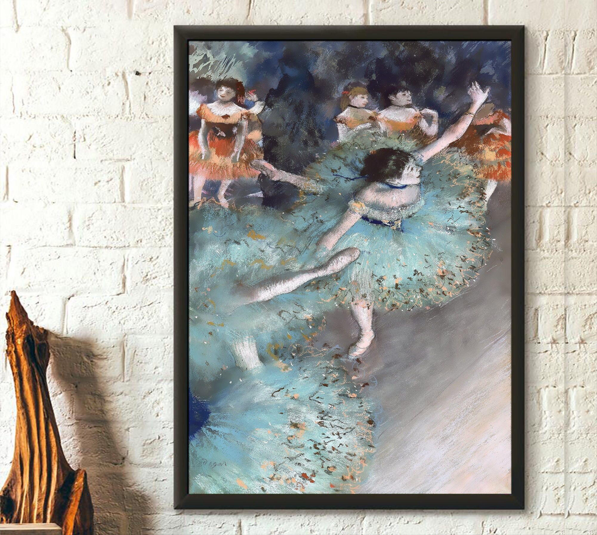 Stampa "Ballerina ondeggiante" – Edgar Degas – Poster artistico – Decorazione per balletto