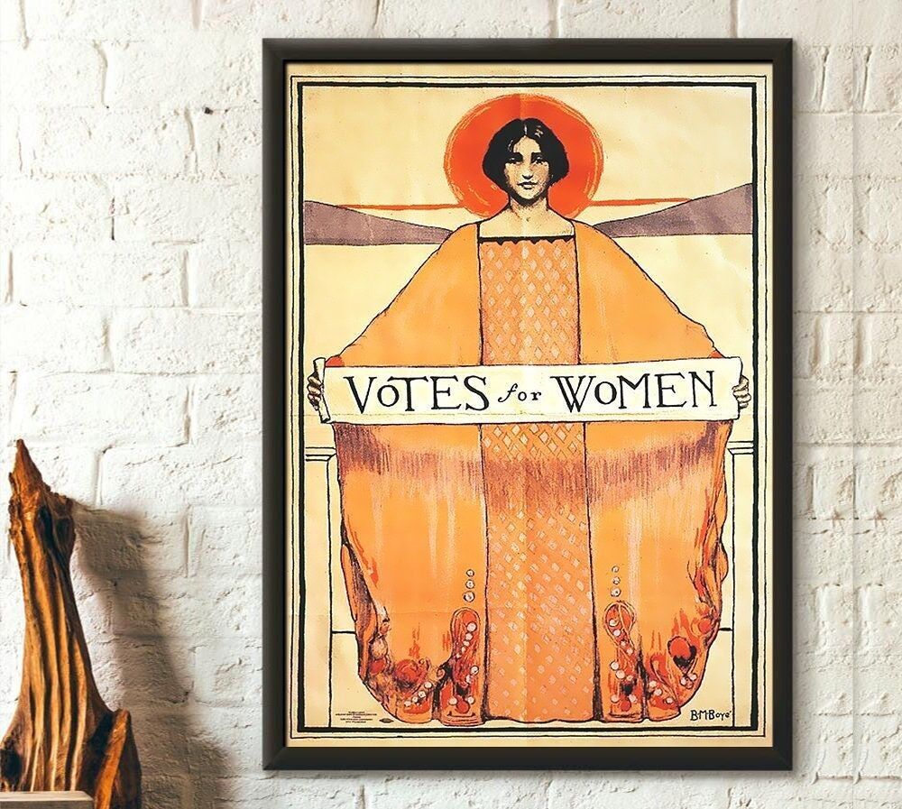 Arte murale femminista: Voto per le donne – Poster femminista – Inaugurazione della casa – Stampa artistica