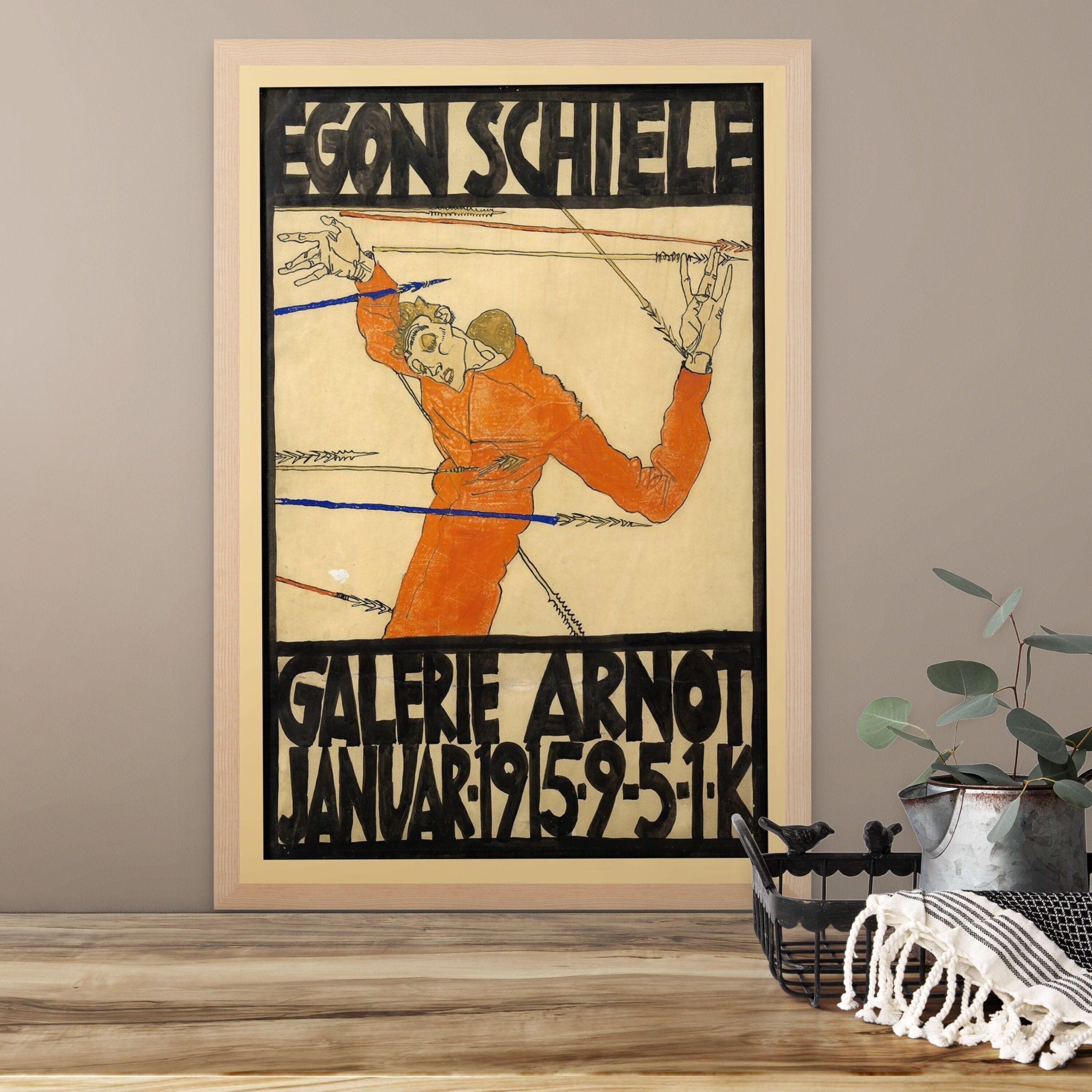 Poster Premium: Egon Schiele 1915 Wall Art – Poster Fine Art – Poster Giclée – Schiele Wall Art
